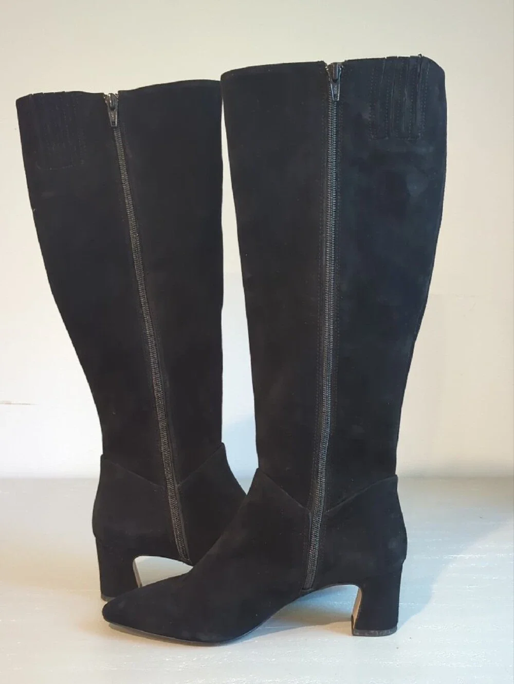 Alex Marie Prizelle Suede Tall Boots Black size 8.5